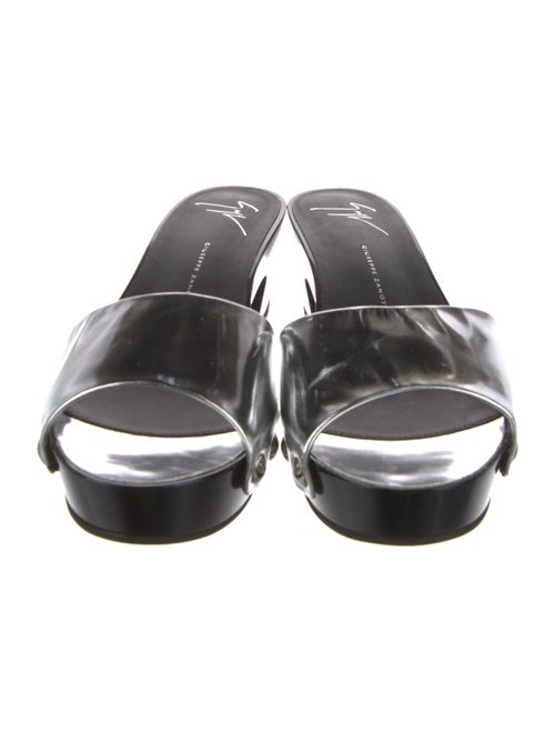 Giuseppe Zanotti Leather Studded Accents Slides