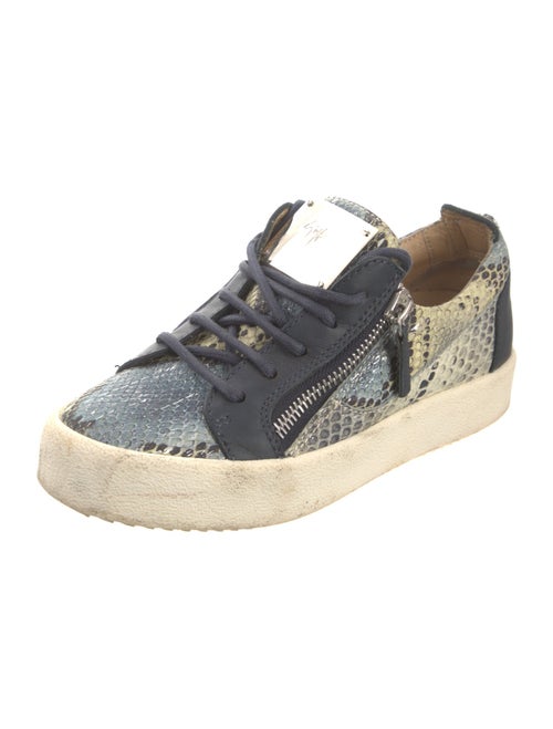Giuseppe Zanotti Leather Animal Print Sneakers