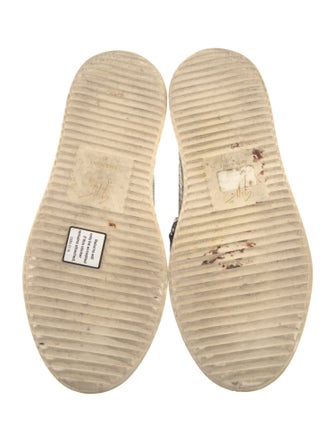 Giuseppe Zanotti Leather Animal Print Sneakers