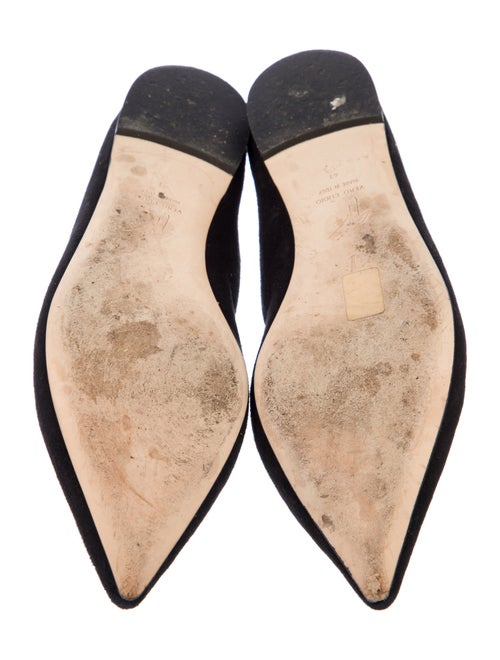 Giuseppe Zanotti Suede Crystal Embellishments Flats