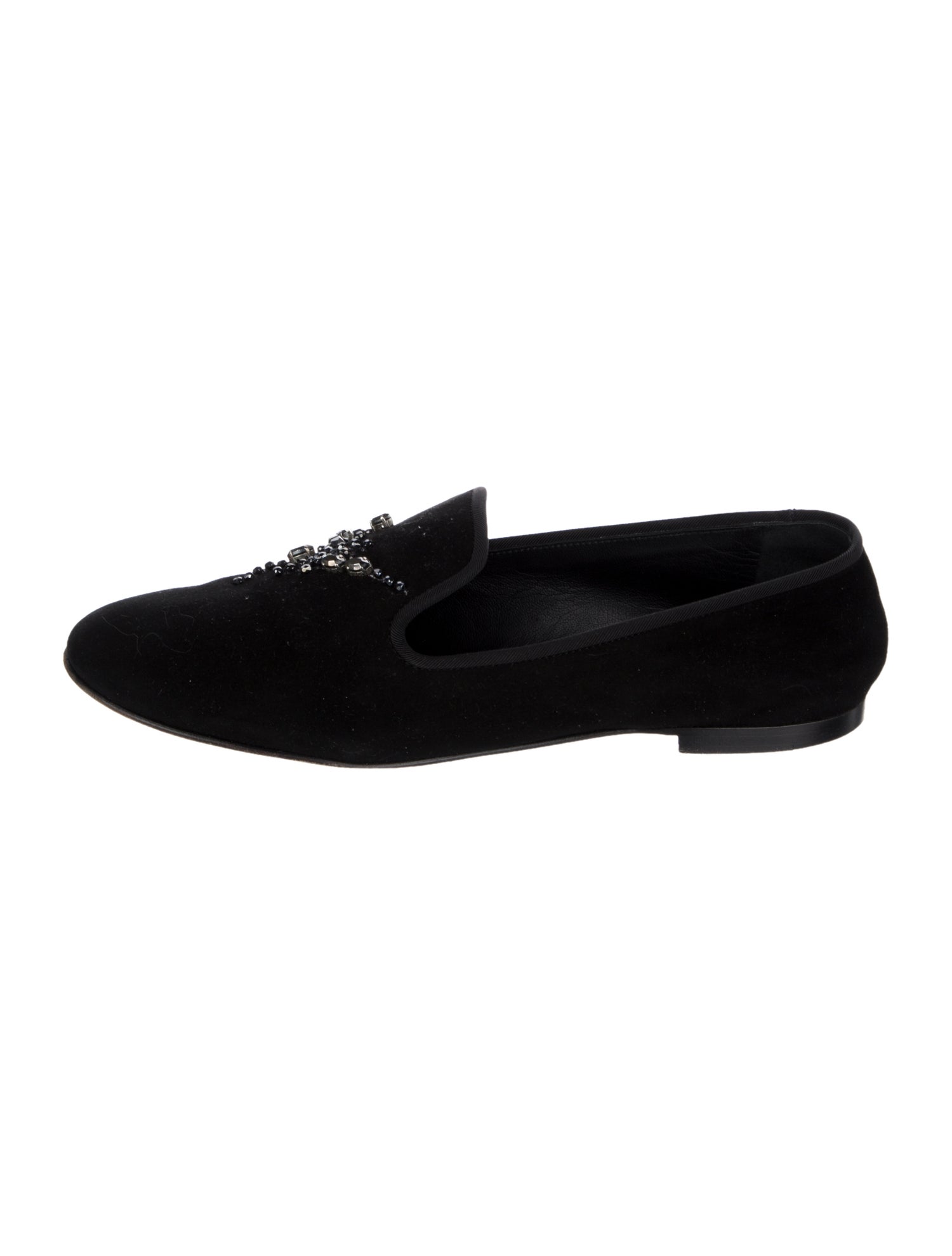 Giuseppe Zanotti Suede Tassel Accents Loafers