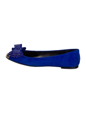 Giuseppe Zanotti Suede Ballet Flats