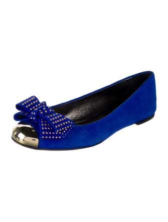 Giuseppe Zanotti Suede Ballet Flats