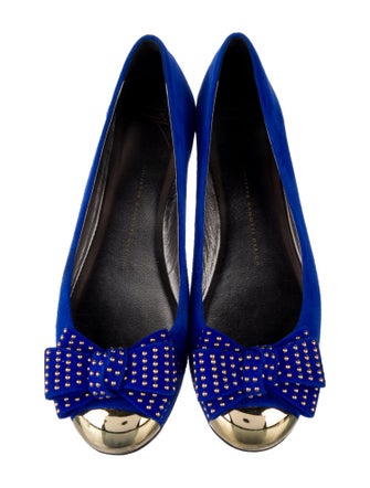 Giuseppe Zanotti Suede Ballet Flats