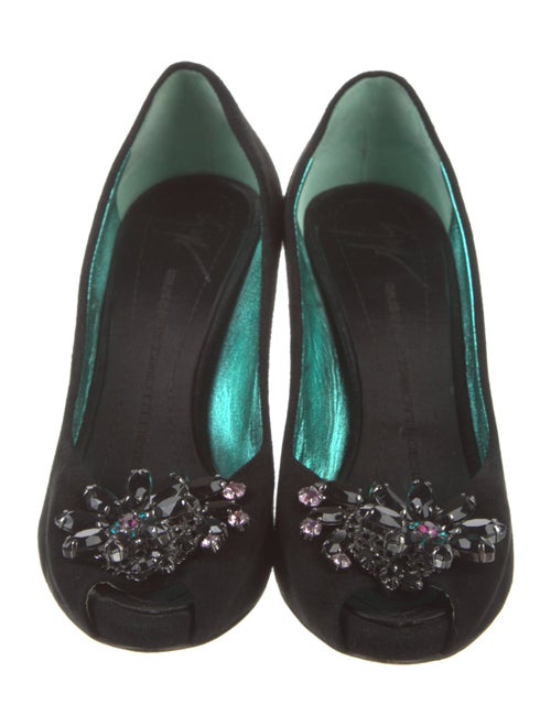 Giuseppe Zanotti Suede Animal Print Pumps