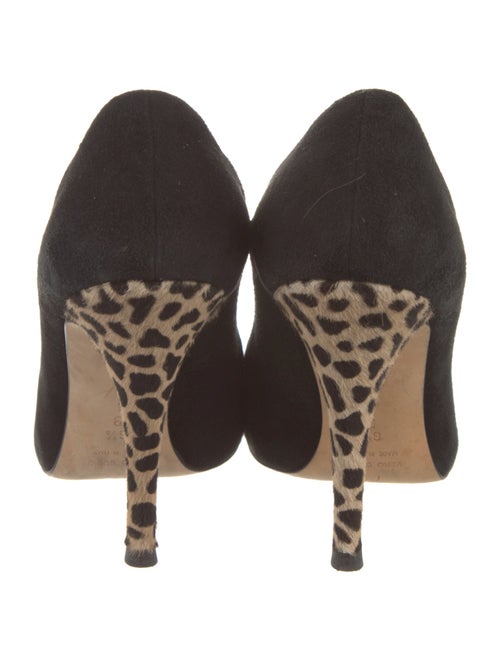 Giuseppe Zanotti Suede Animal Print Pumps