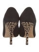 Giuseppe Zanotti Suede Animal Print Pumps