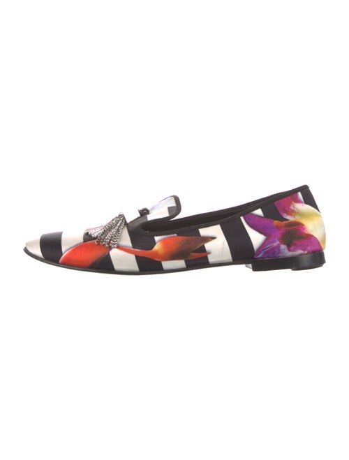 Giuseppe Zanotti Satin Patterned Loafers
