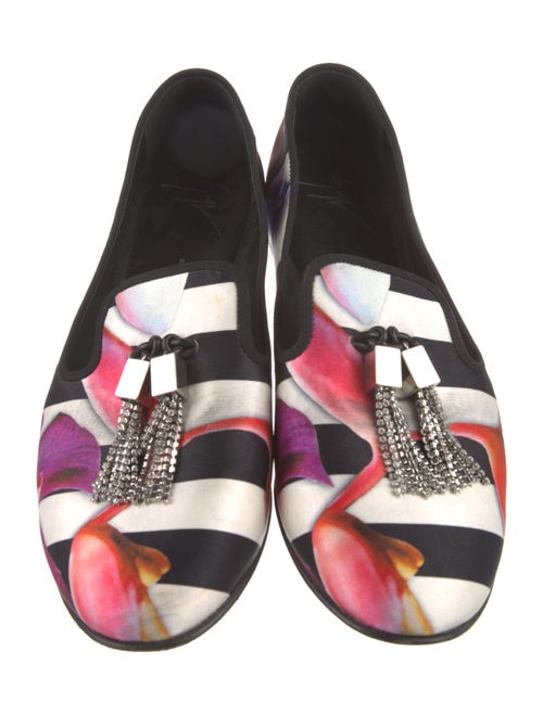 Giuseppe Zanotti Satin Patterned Loafers