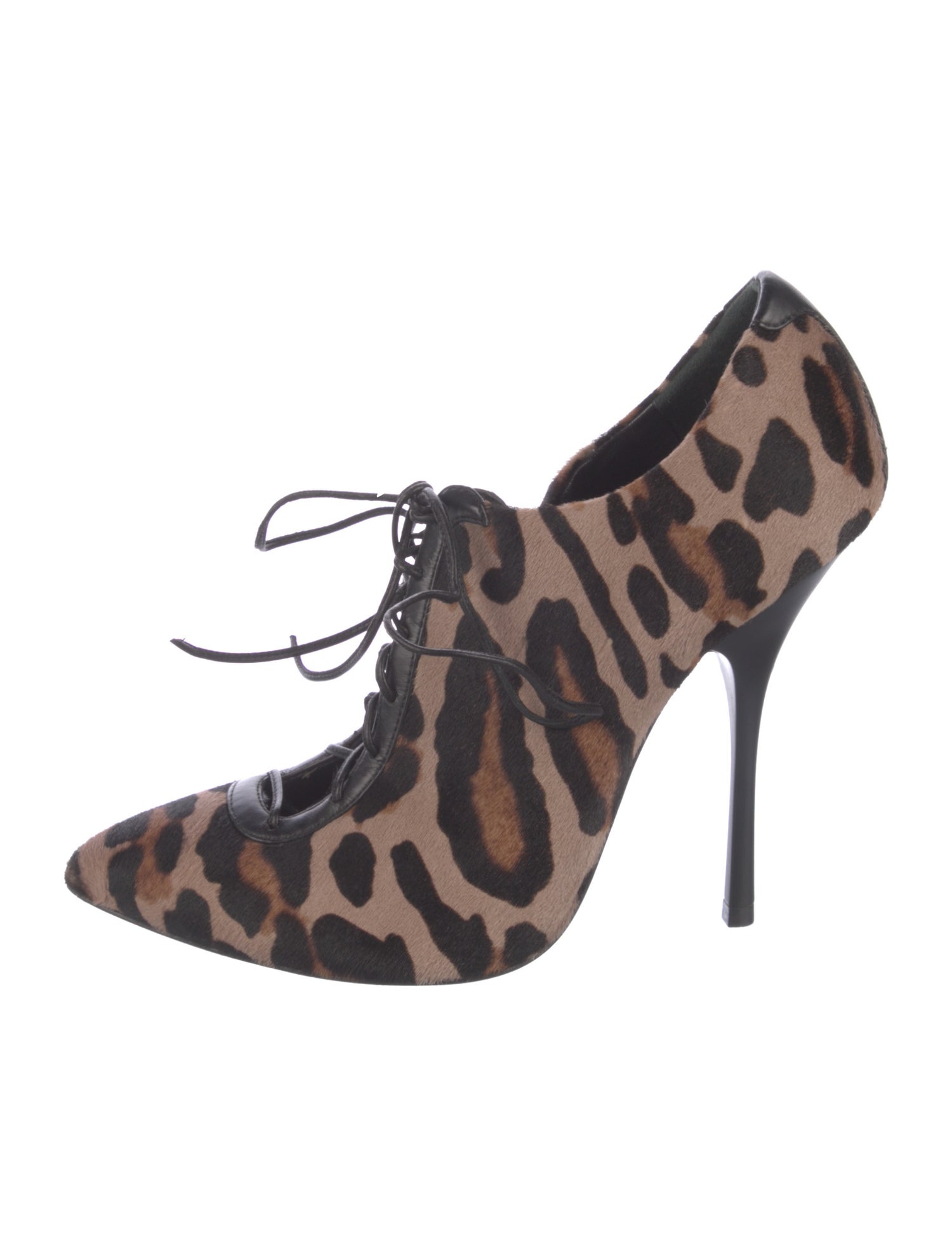 Giuseppe Zanotti Ponyhair Animal Print Pumps