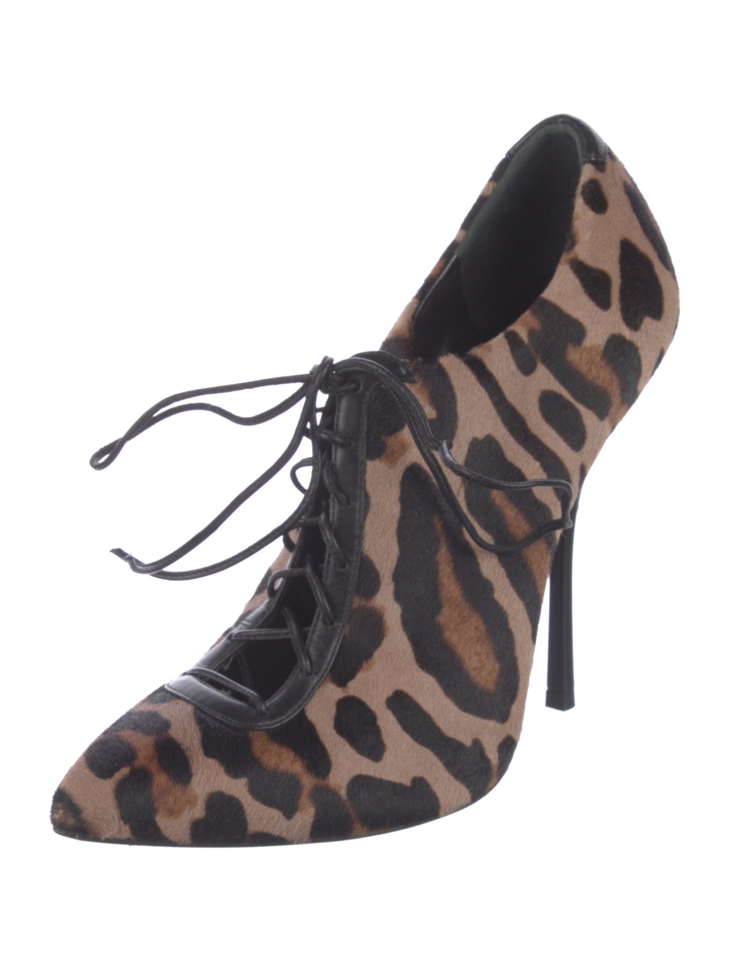 Giuseppe Zanotti Ponyhair Animal Print Pumps