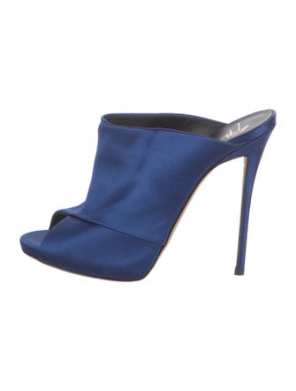 Giuseppe Zanotti Satin Slides