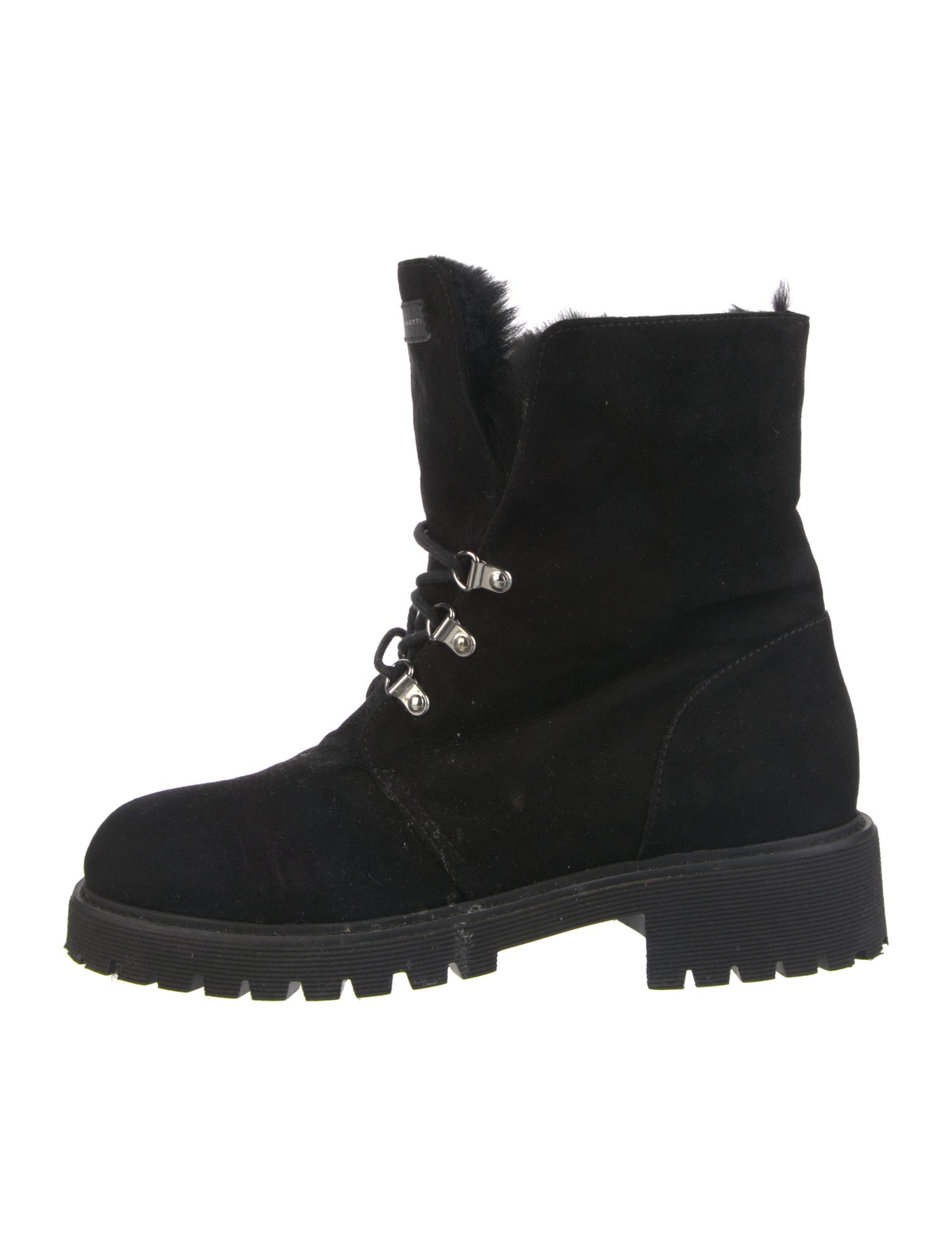 Giuseppe Zanotti Suede Combat Boots