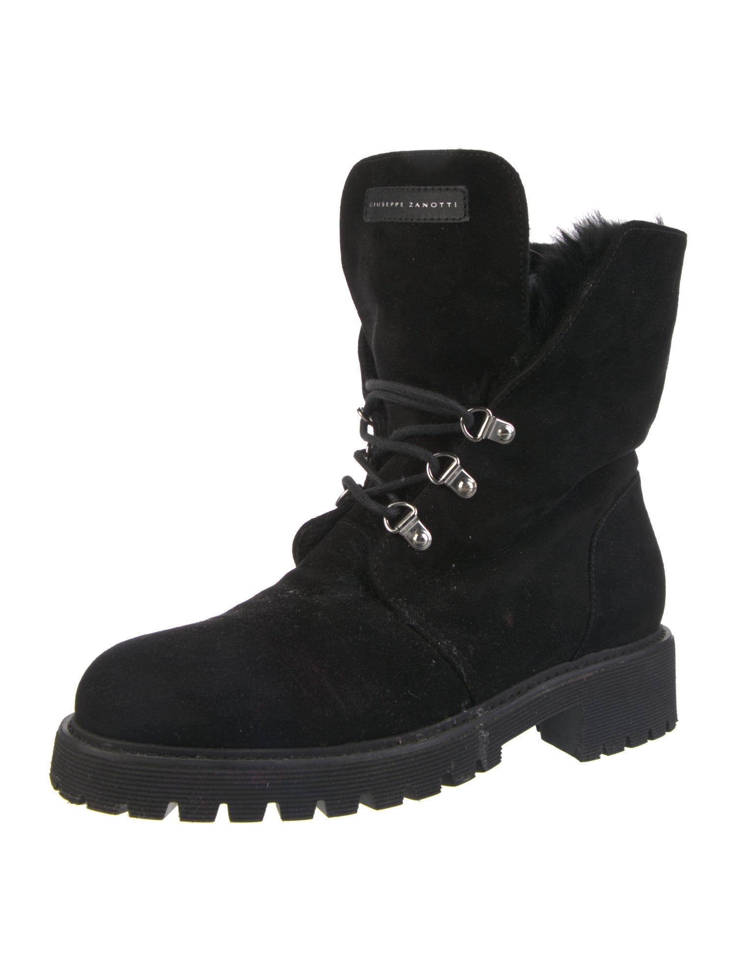 Giuseppe Zanotti Suede Combat Boots