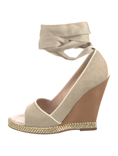 Giuseppe Zanotti Suede Colorblock Pattern Pumps