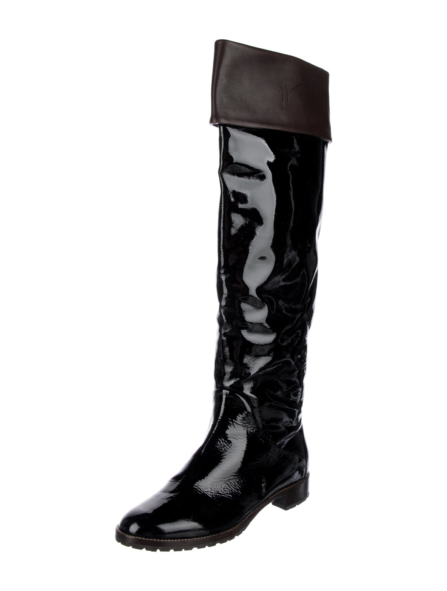Giuseppe Zanotti Patent Leather Boots