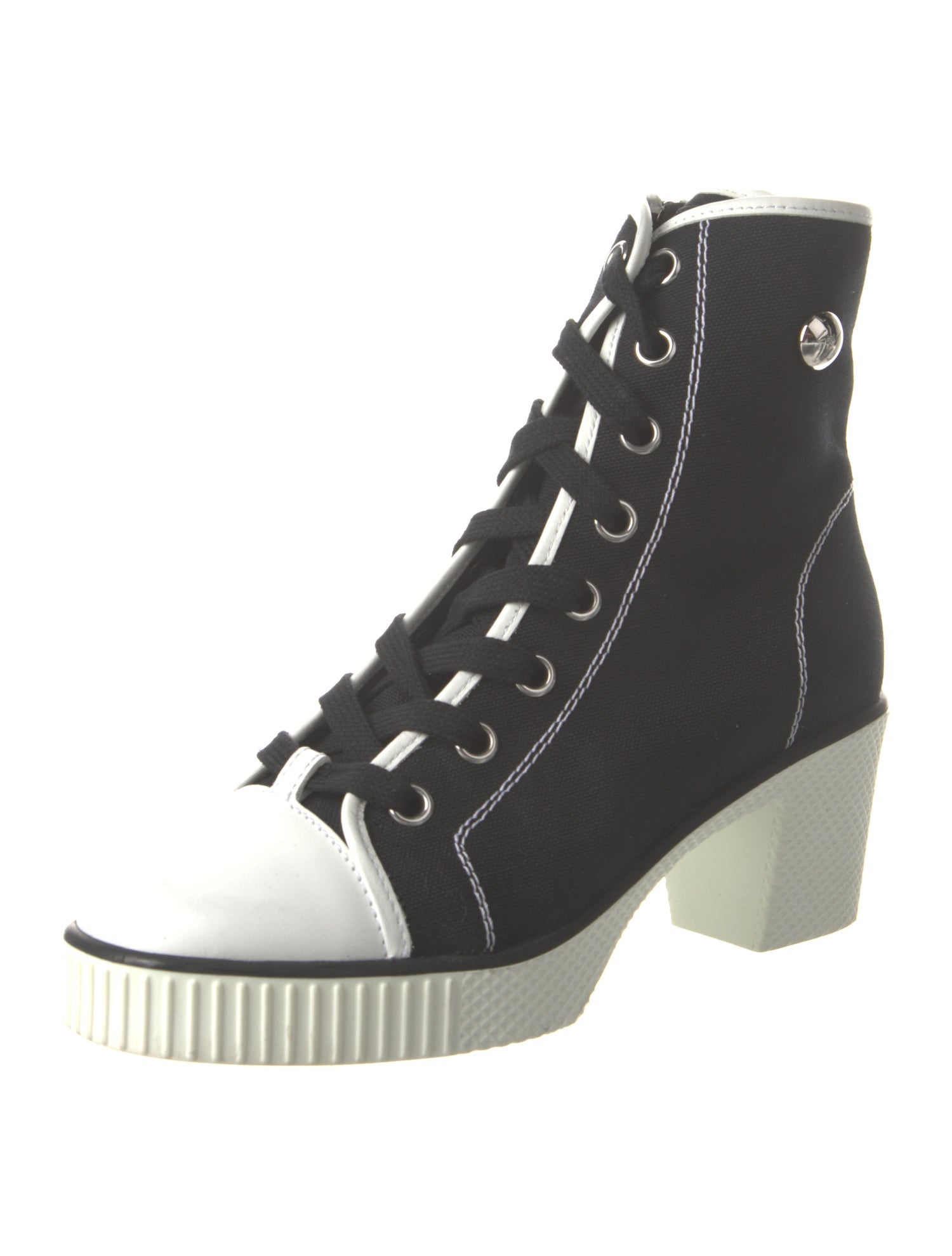 Giuseppe Zanotti Canvas Lace-Up Boots