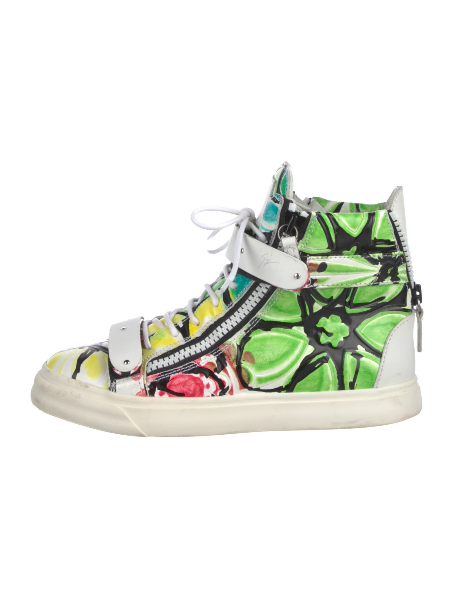 Giuseppe Zanotti Leather Printed Sneakers