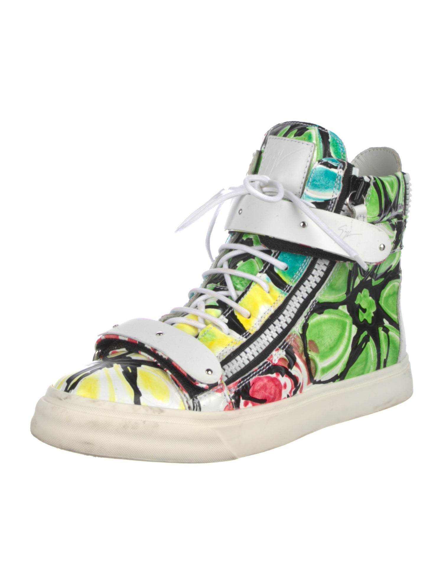 Giuseppe Zanotti Leather Printed Sneakers