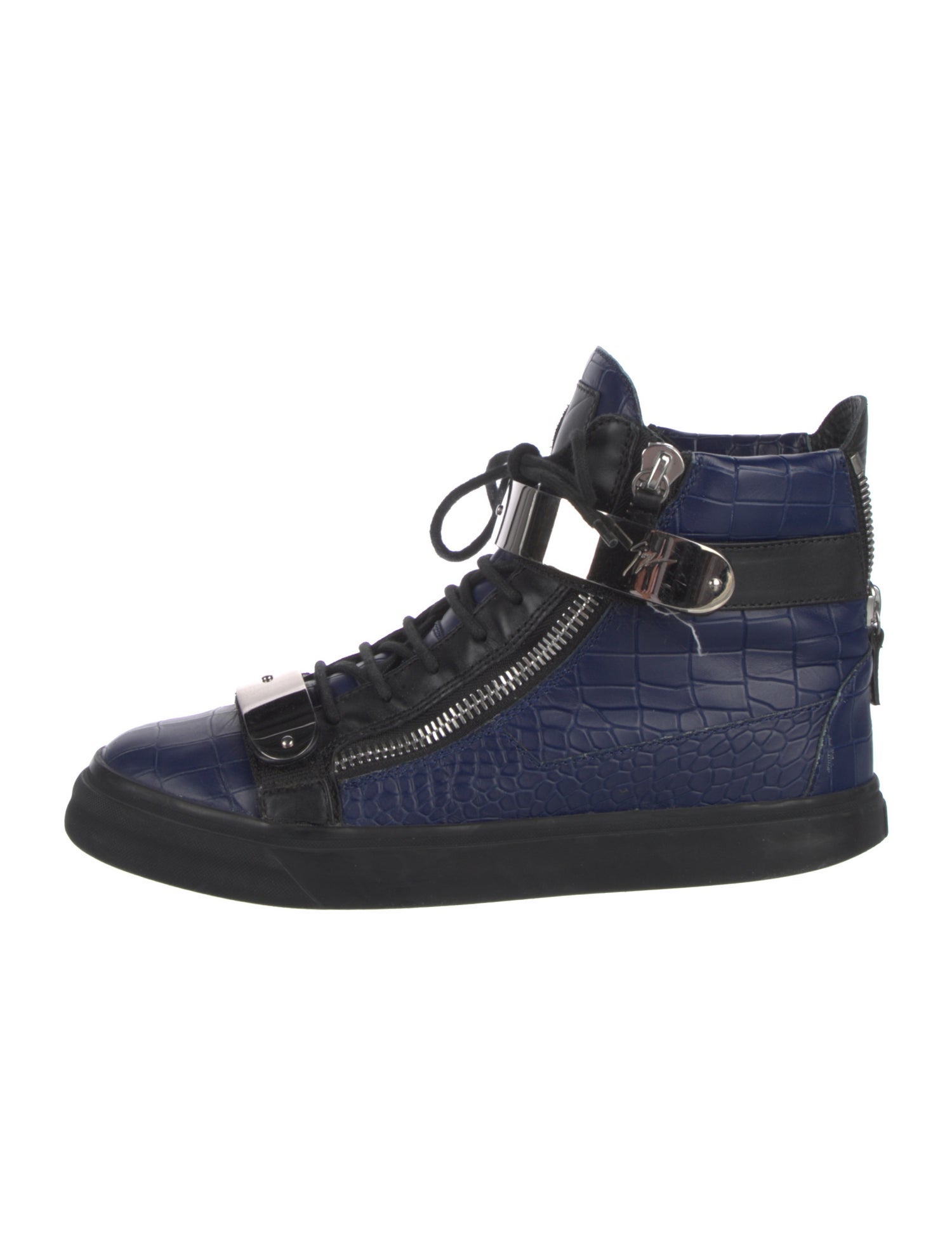 Giuseppe Zanotti Leather Animal Print Sneakers