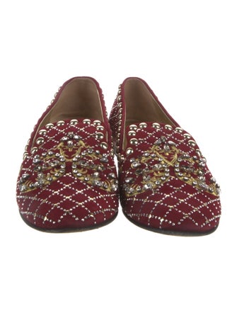 Giuseppe Zanotti Suede Printed Loafers