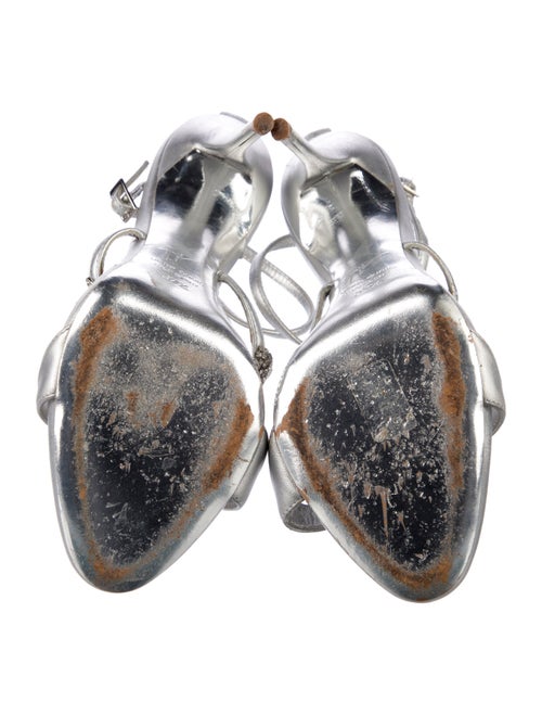 Giuseppe Zanotti Leather T-Strap Sandals