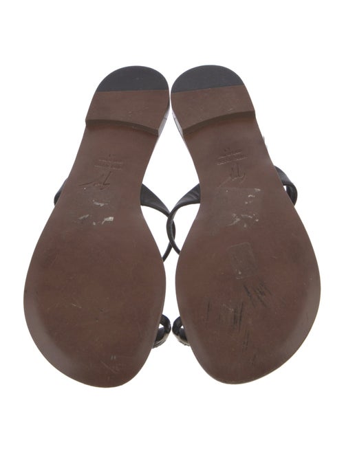 Giuseppe Zanotti Leather Crystal Embellishments Slides