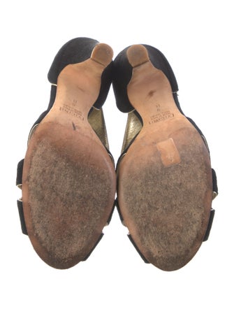 Giuseppe Zanotti Suede T-Strap Pumps