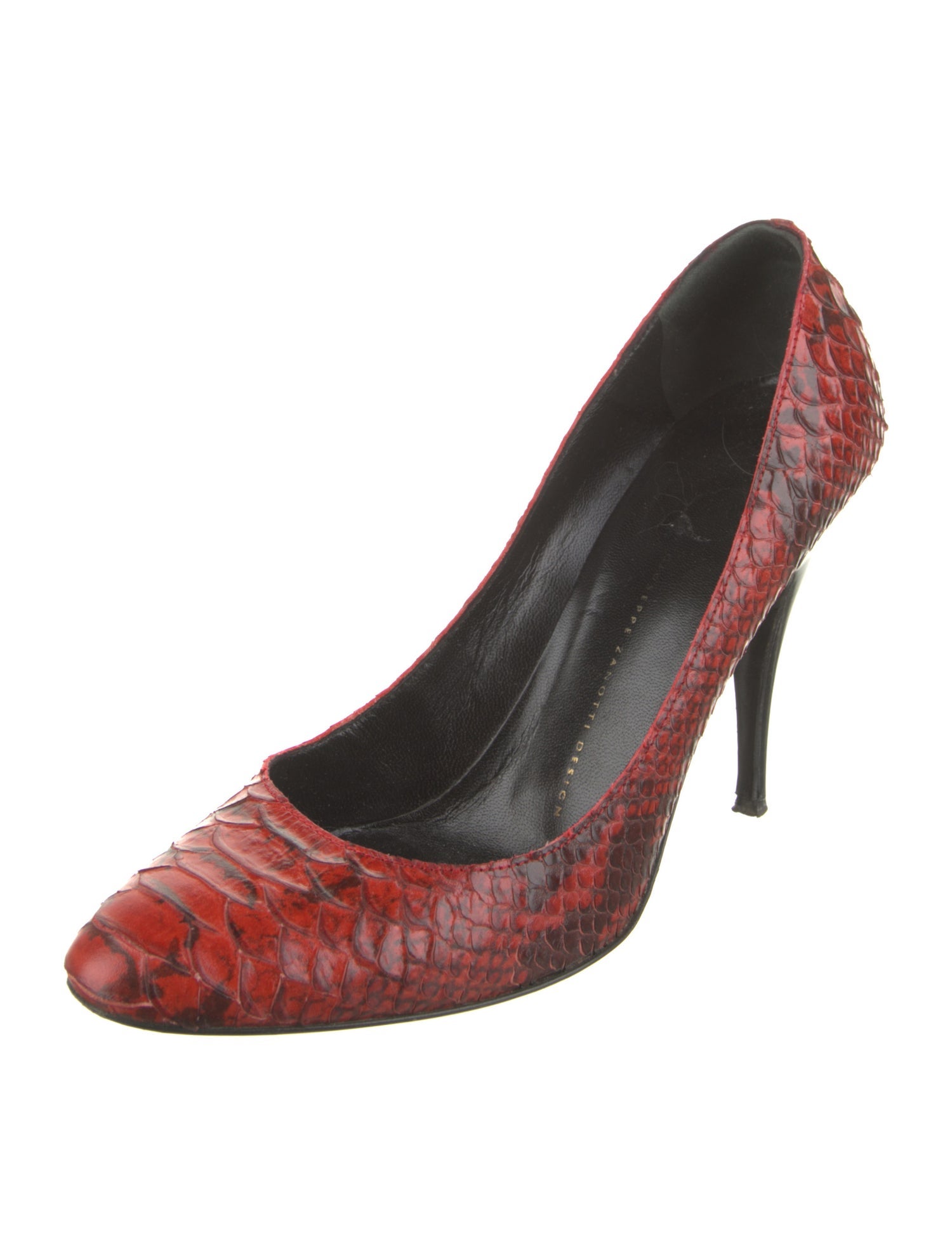 Giuseppe Zanotti Snakeskin Animal Print Pumps