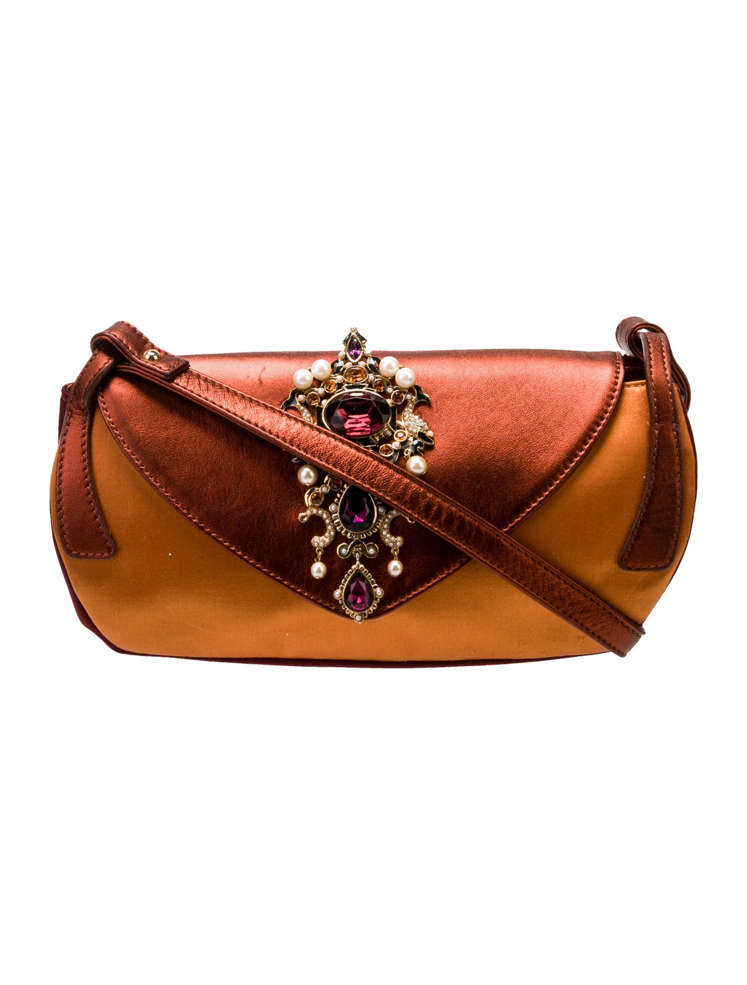 Giuseppe Zanotti Satin Shoulder Bag