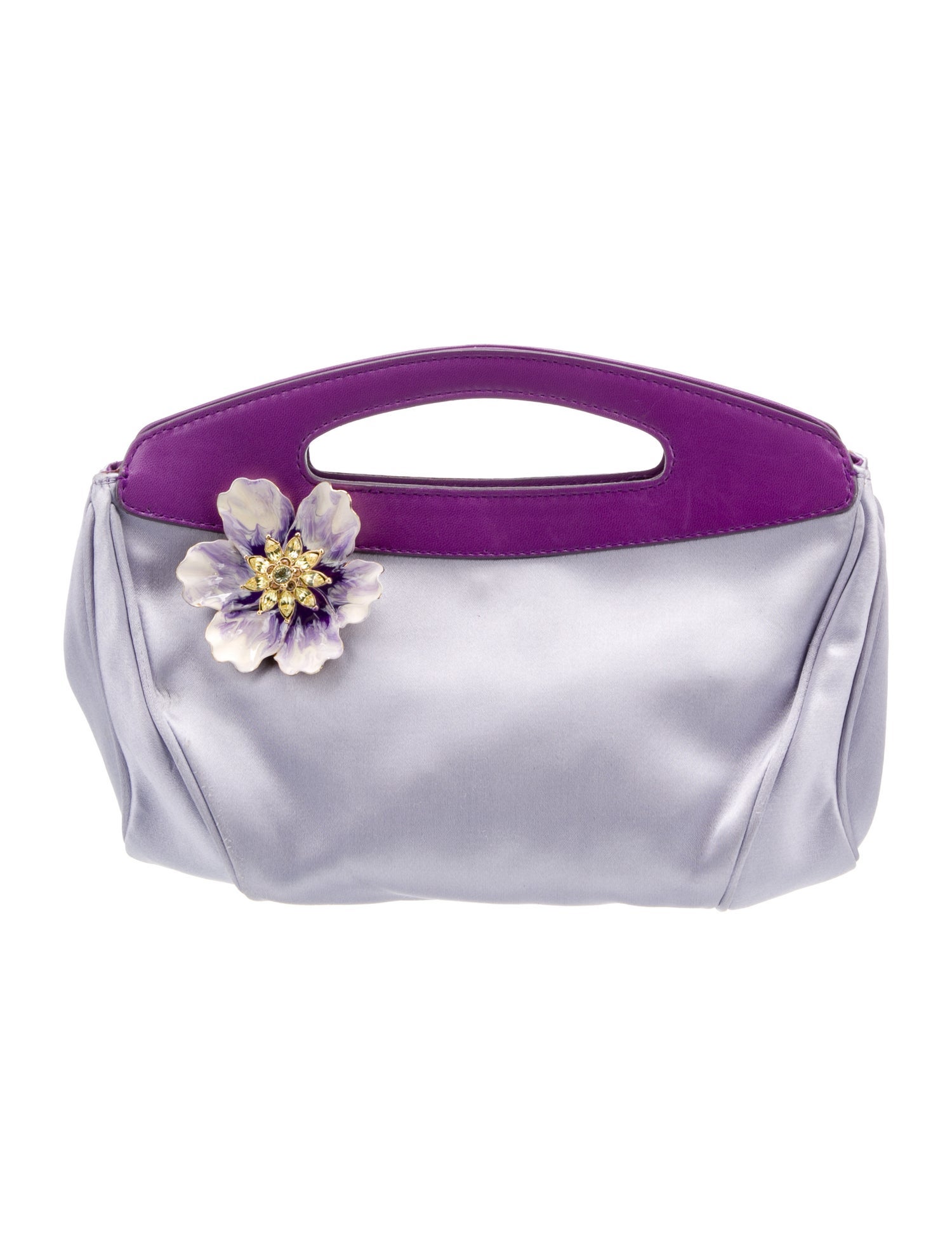 Giuseppe Zanotti Satin Top Handle Bag