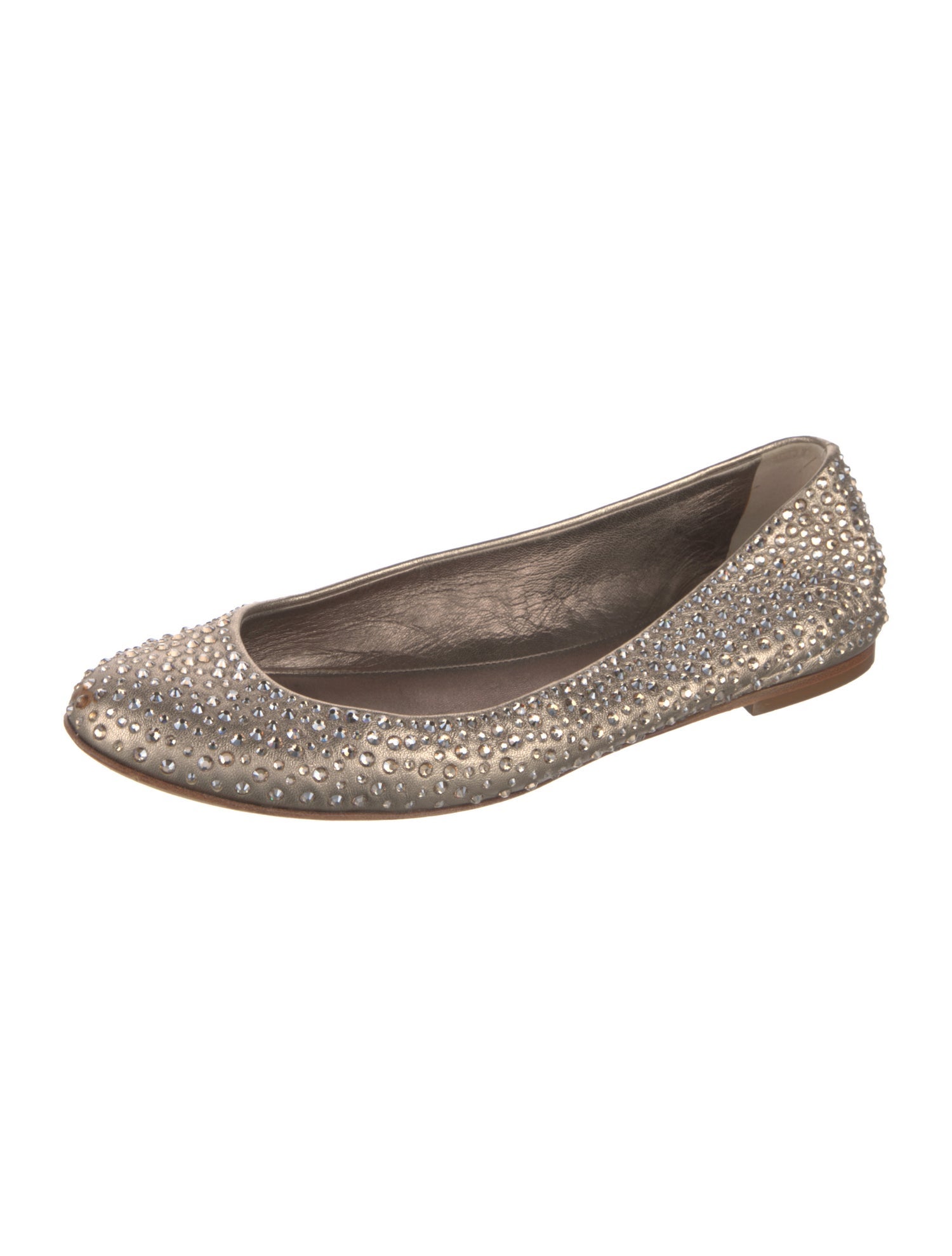Giuseppe Zanotti Leather Ballet Flats