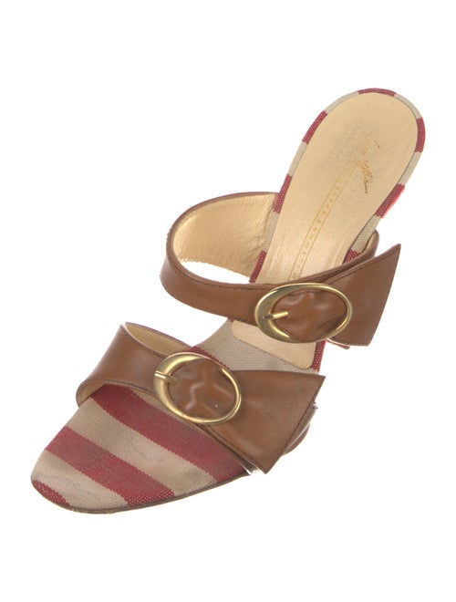 Giuseppe Zanotti Leather Printed Slides