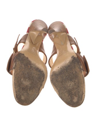 Giuseppe Zanotti Leather Printed Slides