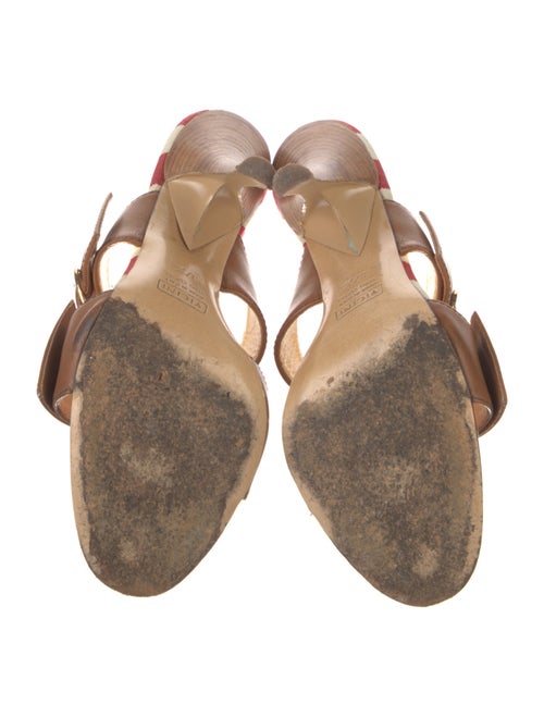 Giuseppe Zanotti Leather Printed Slides