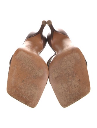 Giuseppe Zanotti Satin Crystal Embellishments Slides