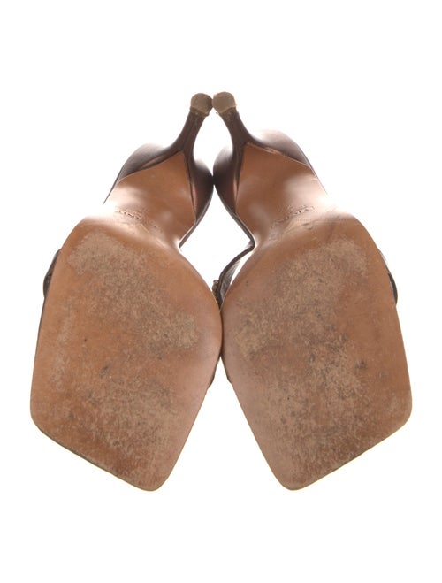 Giuseppe Zanotti Satin Crystal Embellishments Slides