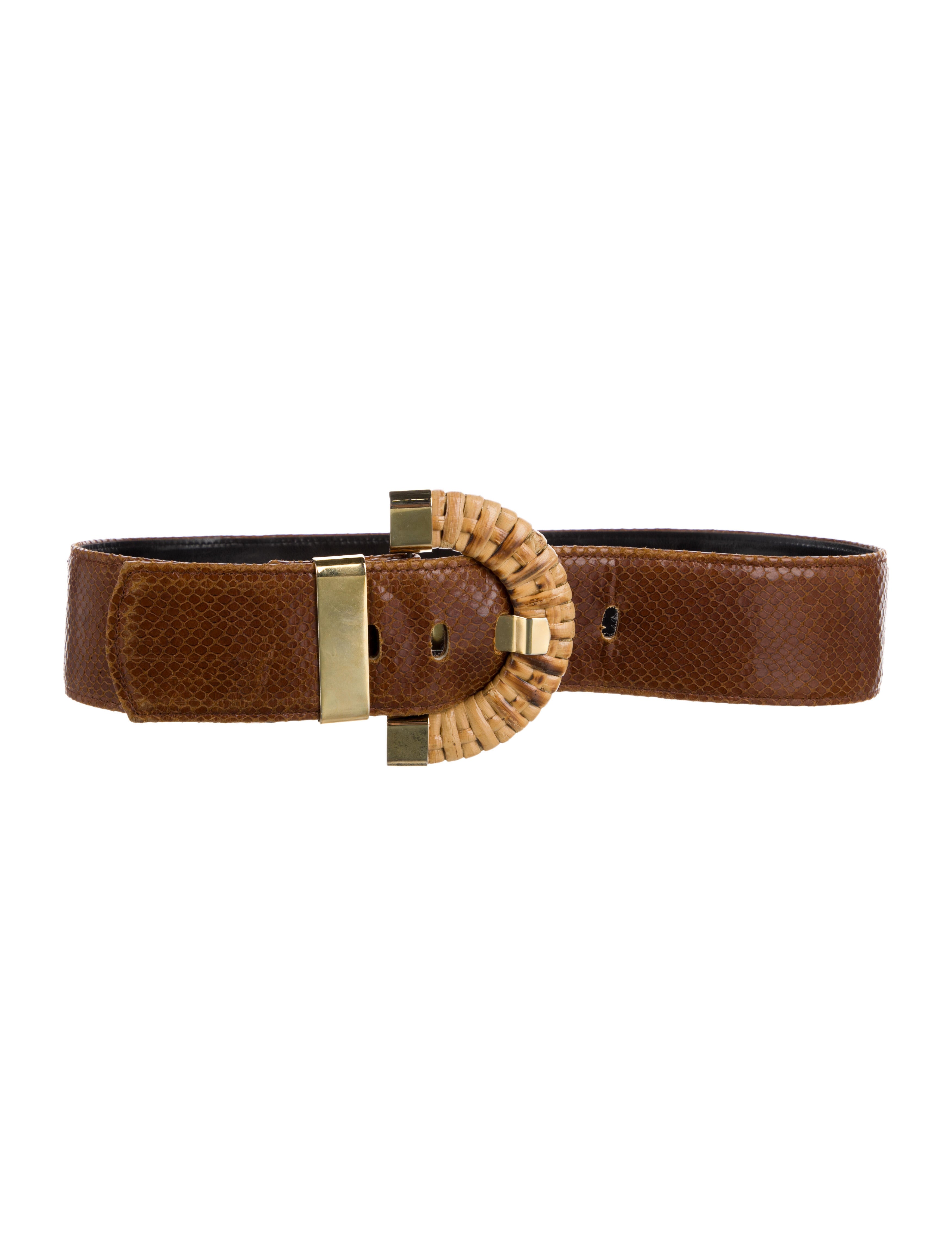 Giuseppe Zanotti Wide Embossed Leather Belt Kit