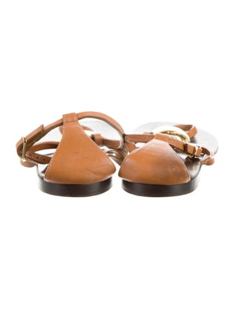 Giuseppe Zanotti Leather T-Strap Sandals