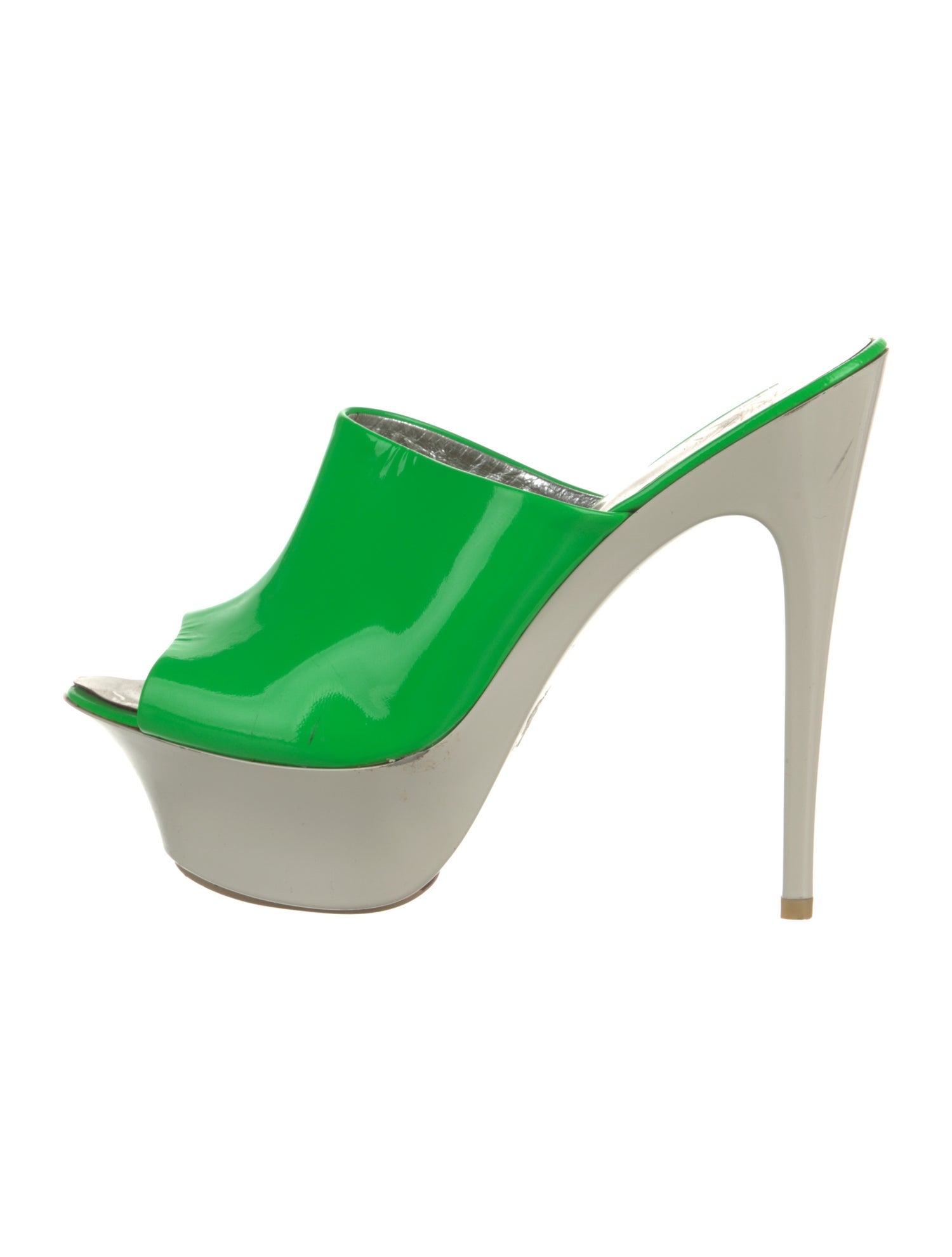 Giuseppe Zanotti Patent Leather Slides