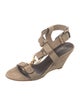 Giuseppe Zanotti Suede T-Strap Sandals