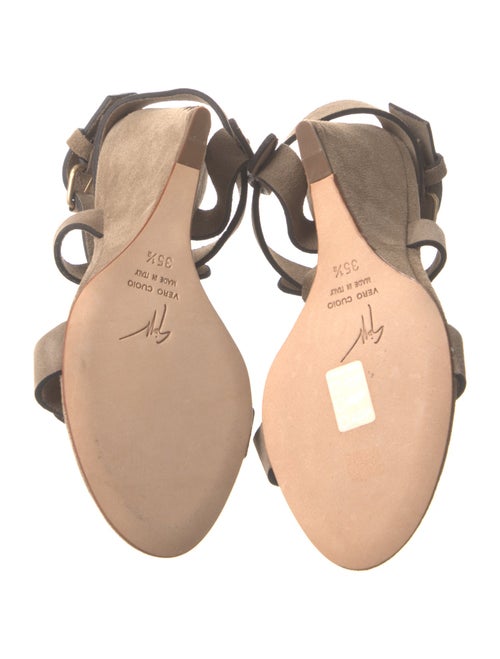 Giuseppe Zanotti Suede T-Strap Sandals