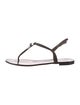 Giuseppe Zanotti Leather T-Strap Sandals