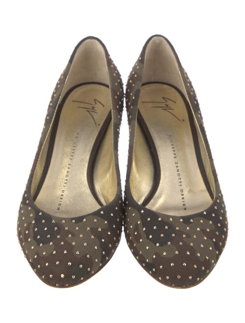Giuseppe Zanotti Leather Polka Dot Print Pumps
