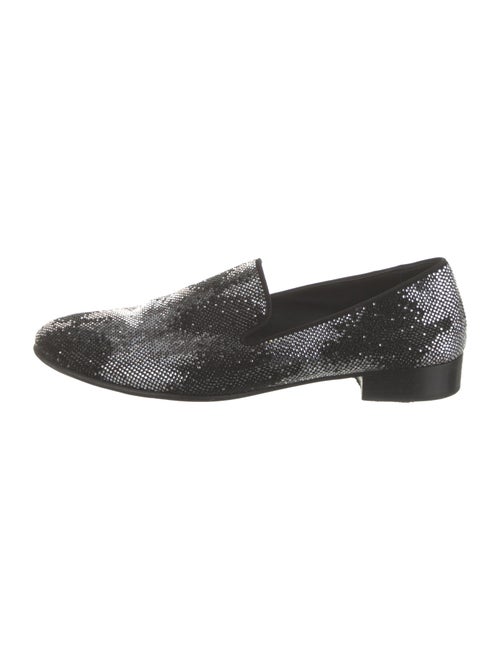 Giuseppe Zanotti Crystal Printed Loafers