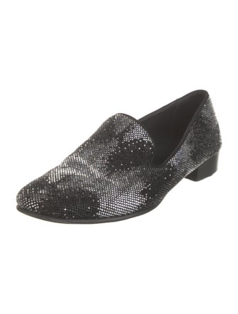 Giuseppe Zanotti Crystal Printed Loafers
