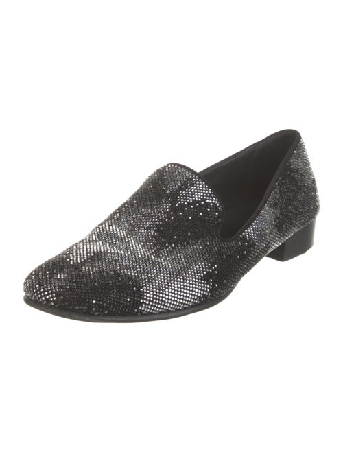 Giuseppe Zanotti Crystal Printed Loafers