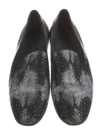 Giuseppe Zanotti Crystal Printed Loafers