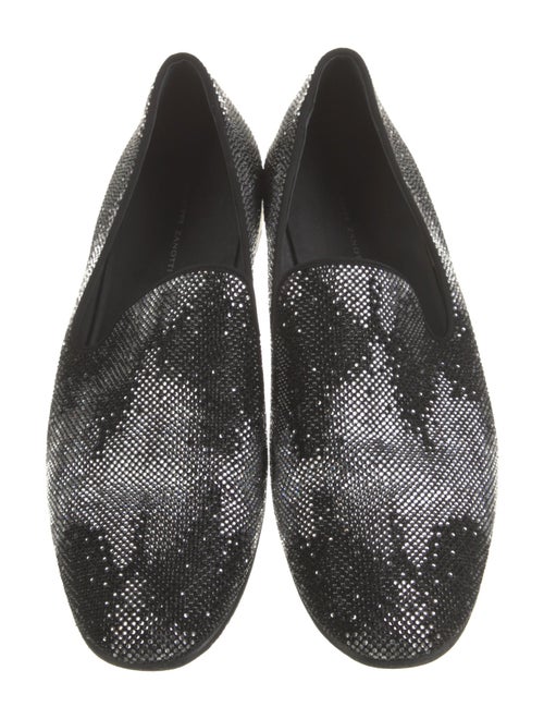 Giuseppe Zanotti Crystal Printed Loafers
