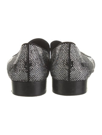 Giuseppe Zanotti Crystal Printed Loafers